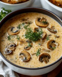 The Best Creamy Mushroom Dill Soup Recipe: Rich, Earthy, and Comforting 1