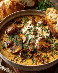 The Best Creamy Mushroom Herb Soup: Simple, Silky & Savory 1