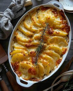 The Best Decadent Creamy Potato Bake Recipe | Cook With Feast 1