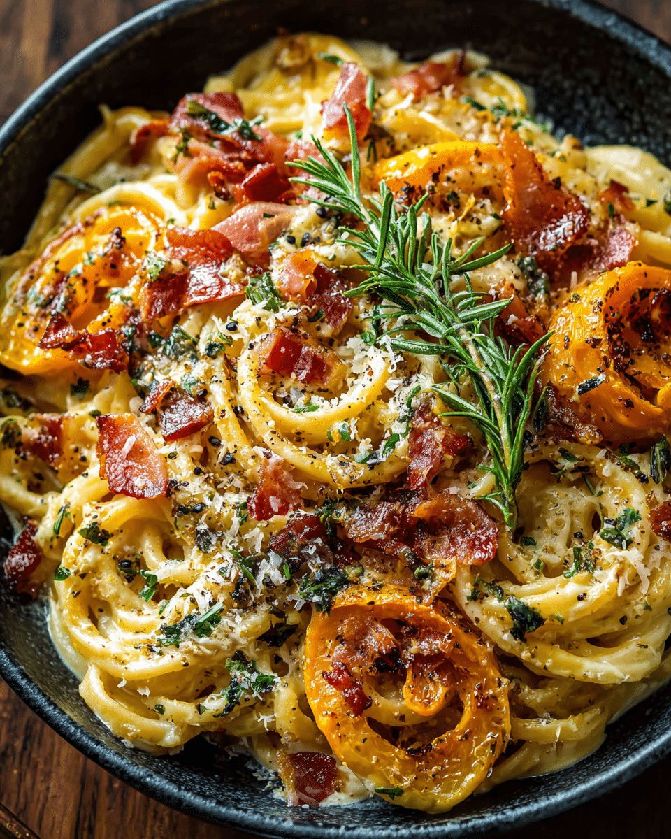 The Ultimate Butternut Squash Pasta with Crispy Prosciutto & Herbs step 5