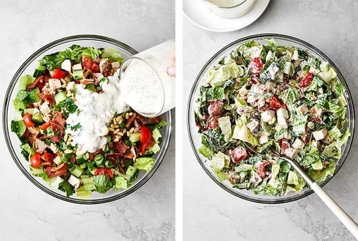 The Ultimate Chicken Bacon Ranch Chopped Salad: Easy & High-Protein step 7
