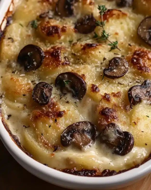 The Ultimate Creamy Mushroom Potato Gratin Recipe: Pure Comfort Food step 4
