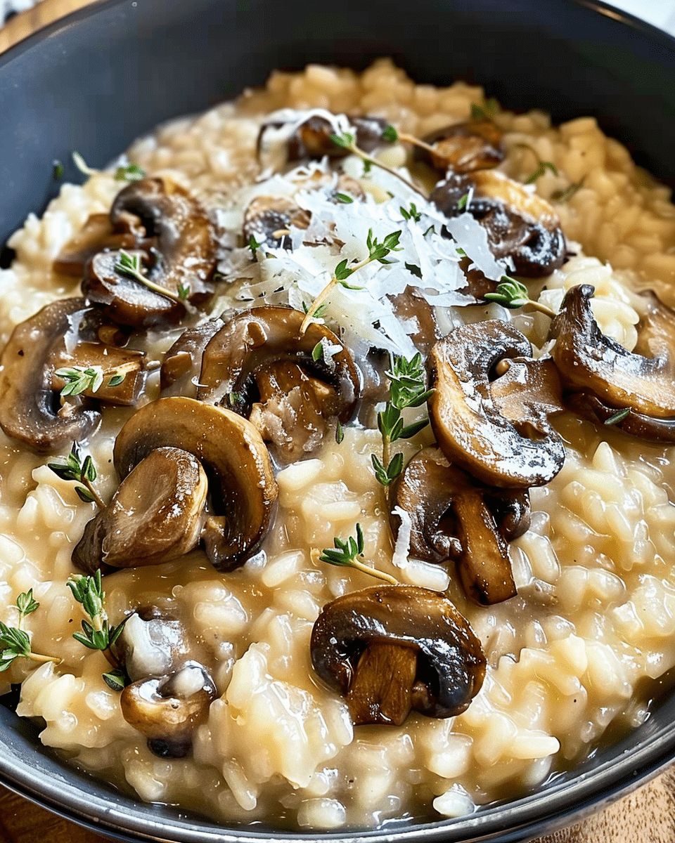 The Ultimate Creamy Parmesan Mushroom Risotto Recipe | Cook with Feast step 1