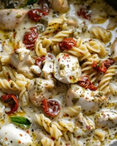 The Ultimate Creamy Pesto Slow Cooker Chicken Pasta (One-Pot Recipe) 1