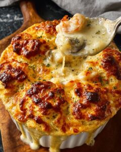 The Ultimate Creamy Seafood Pot Pie with Cheesy Biscuit Topping 1