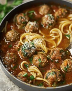 The Ultimate Italian Meatball Soup with Homemade Meatballs - Hearty & Comforting 1