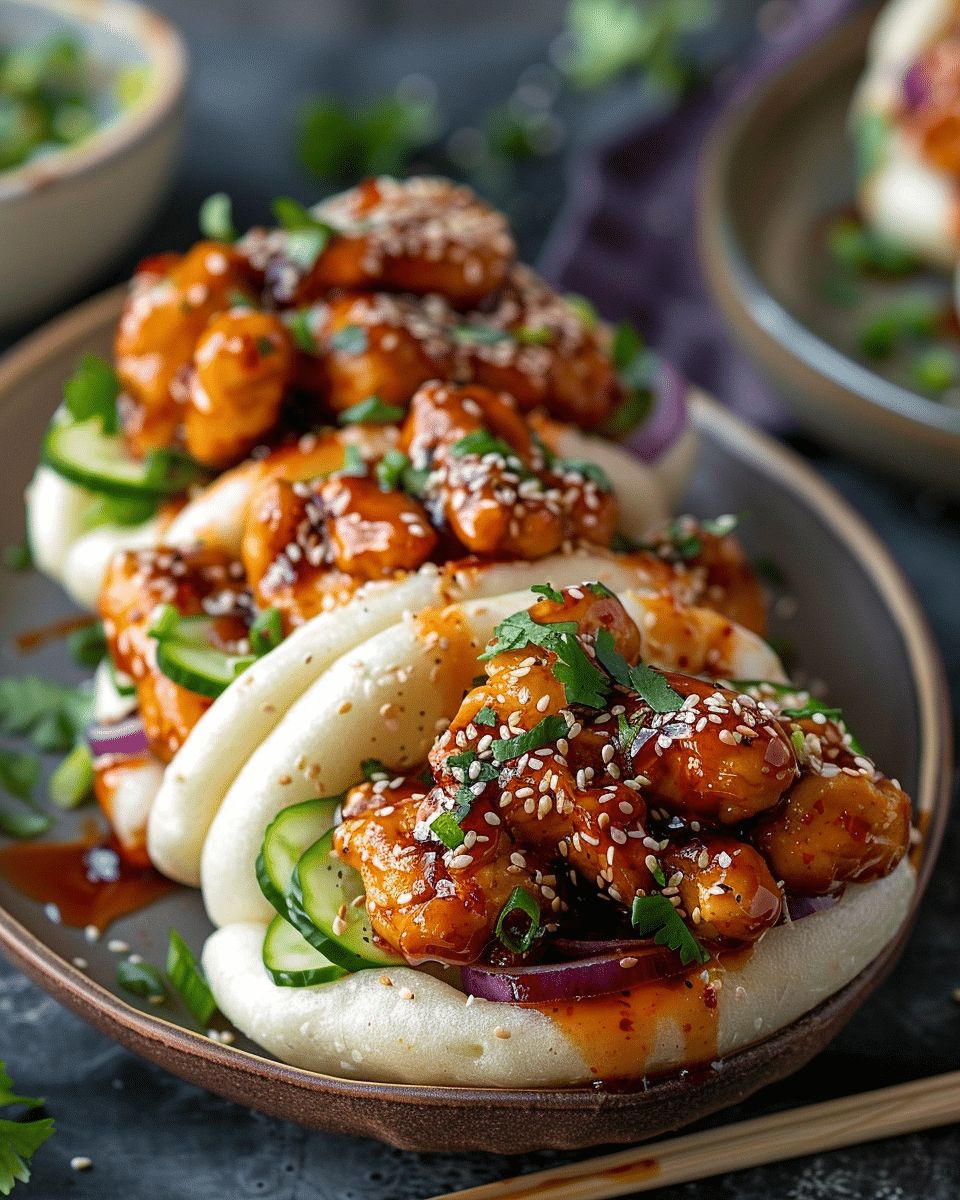 The Ultimate Korean Chicken Bao Recipe: Soft, Spicy, and Crispy step 3