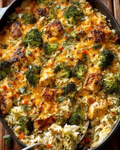 Ultimate Cheesy Chicken, Rice & Broccoli Bake: A One-Pan Comfort Classic 1