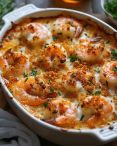 Ultimate Cheesy Shrimp Bake Recipe: Easy, Creamy & Comforting 1