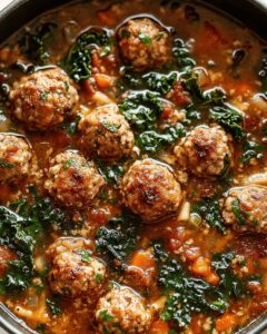 Ultimate Cozy Italian Meatball Soup with Kale and Lemon Recipe 1