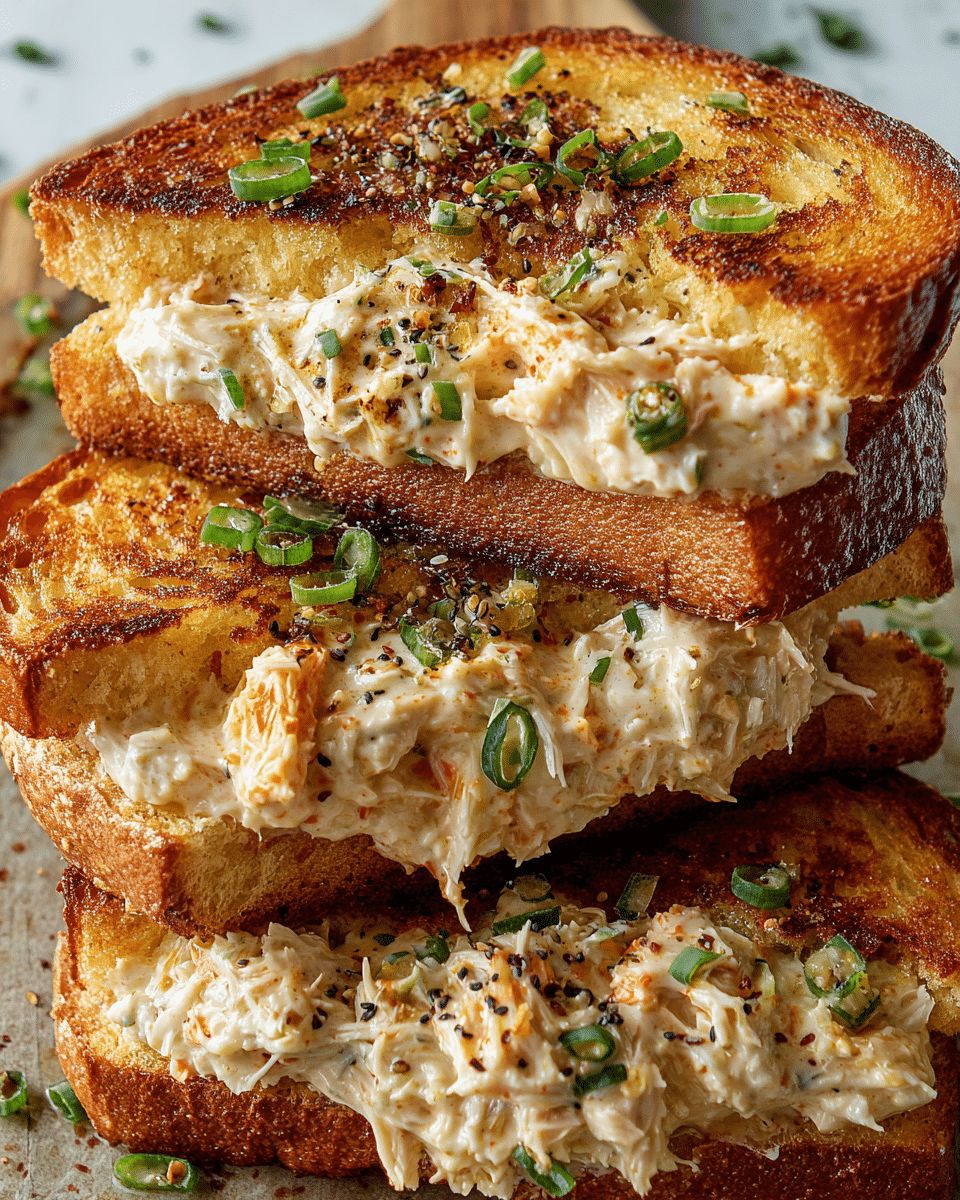 Ultimate Creamy Cheddar Crab Melt Sandwich Recipe step 3