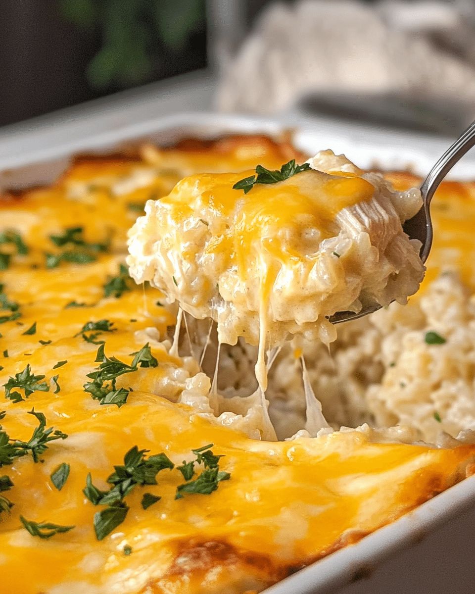 Ultimate Creamy Chicken and Rice Casserole with Italian Herbs step 4