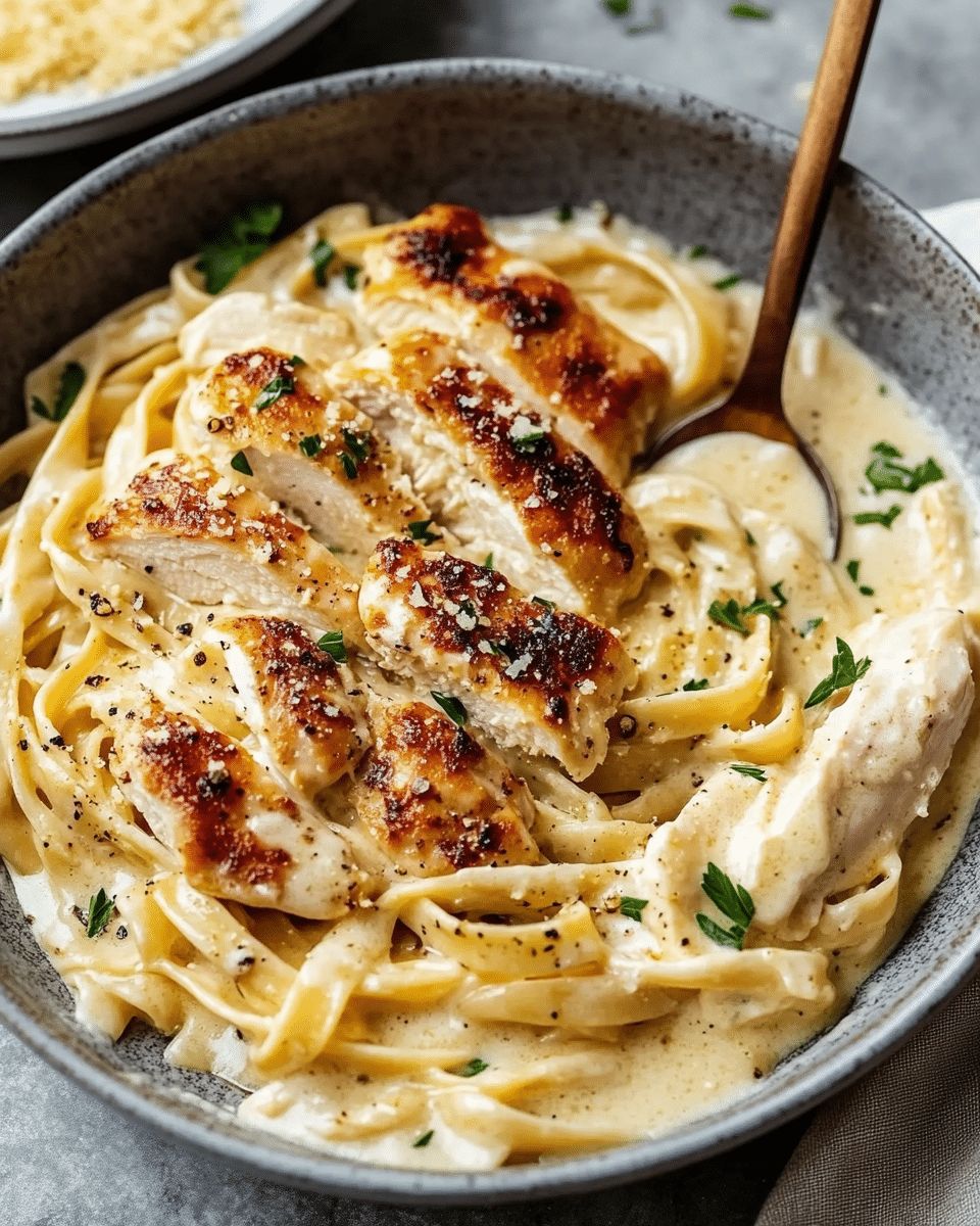 Ultimate Creamy Chicken Fettuccine Alfredo Recipe - Quick & Comforting step 6
