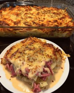 Ultimate Creamy Corned Beef & Cabbage Parmesan Bake Recipe 1