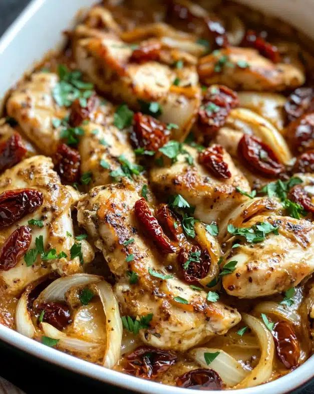 Ultimate Creamy Garlic Chicken with Sun-Dried Tomatoes | Easy One-Pan Comfort step 4