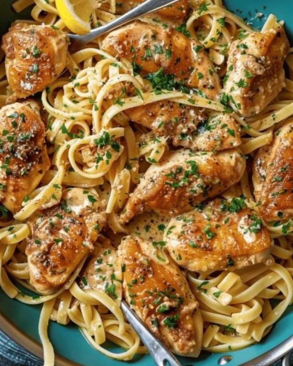 Ultimate Creamy Garlic Parmesan Chicken Pasta – 30-Minute Comfort Meal step 8