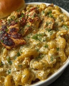 Ultimate Creamy Jerk Chicken Pasta Bake with Cream Cheese & Scallions 1