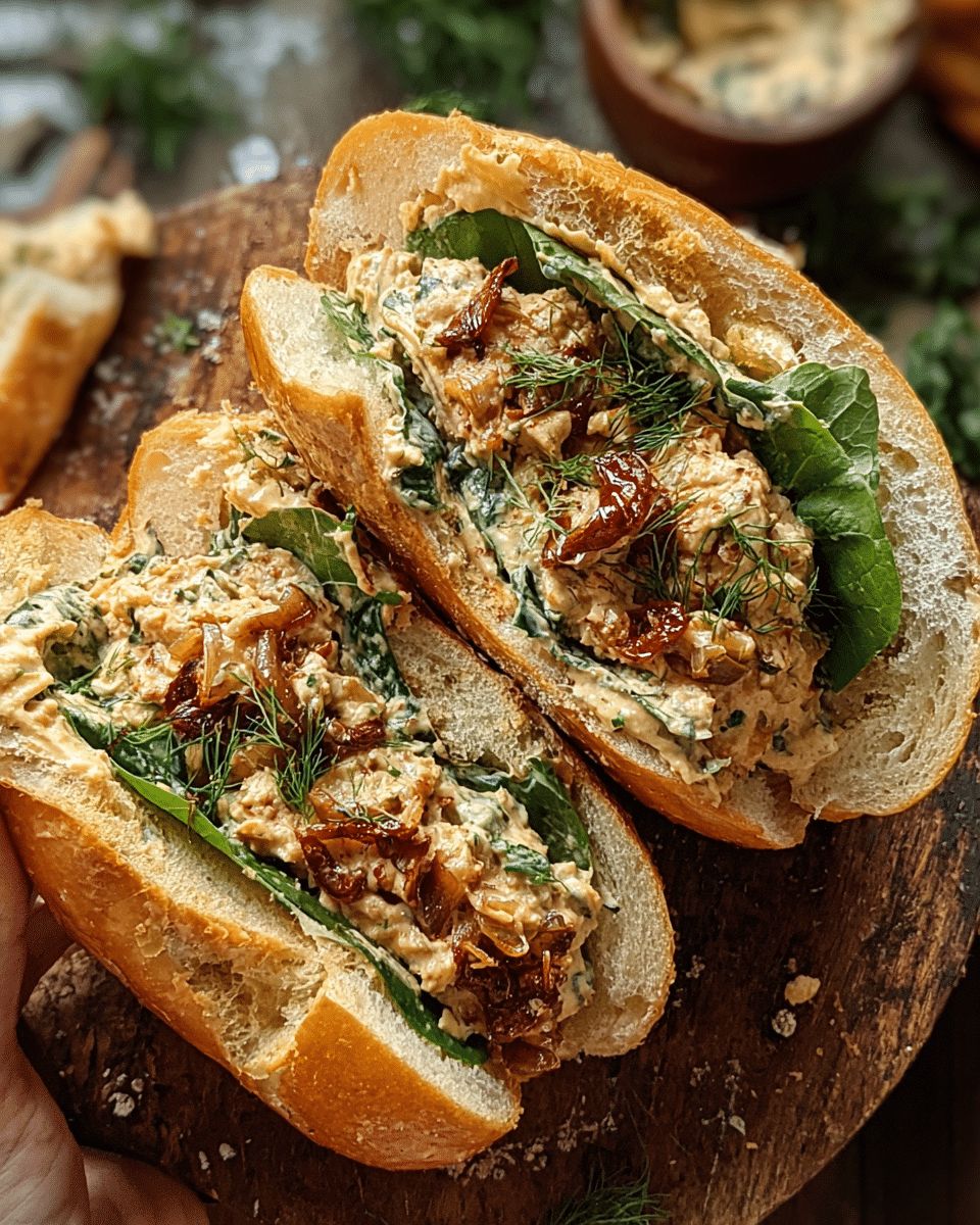 Ultimate Creamy Marry Me Chicken Sandwich with Garlic & Shallots step 4