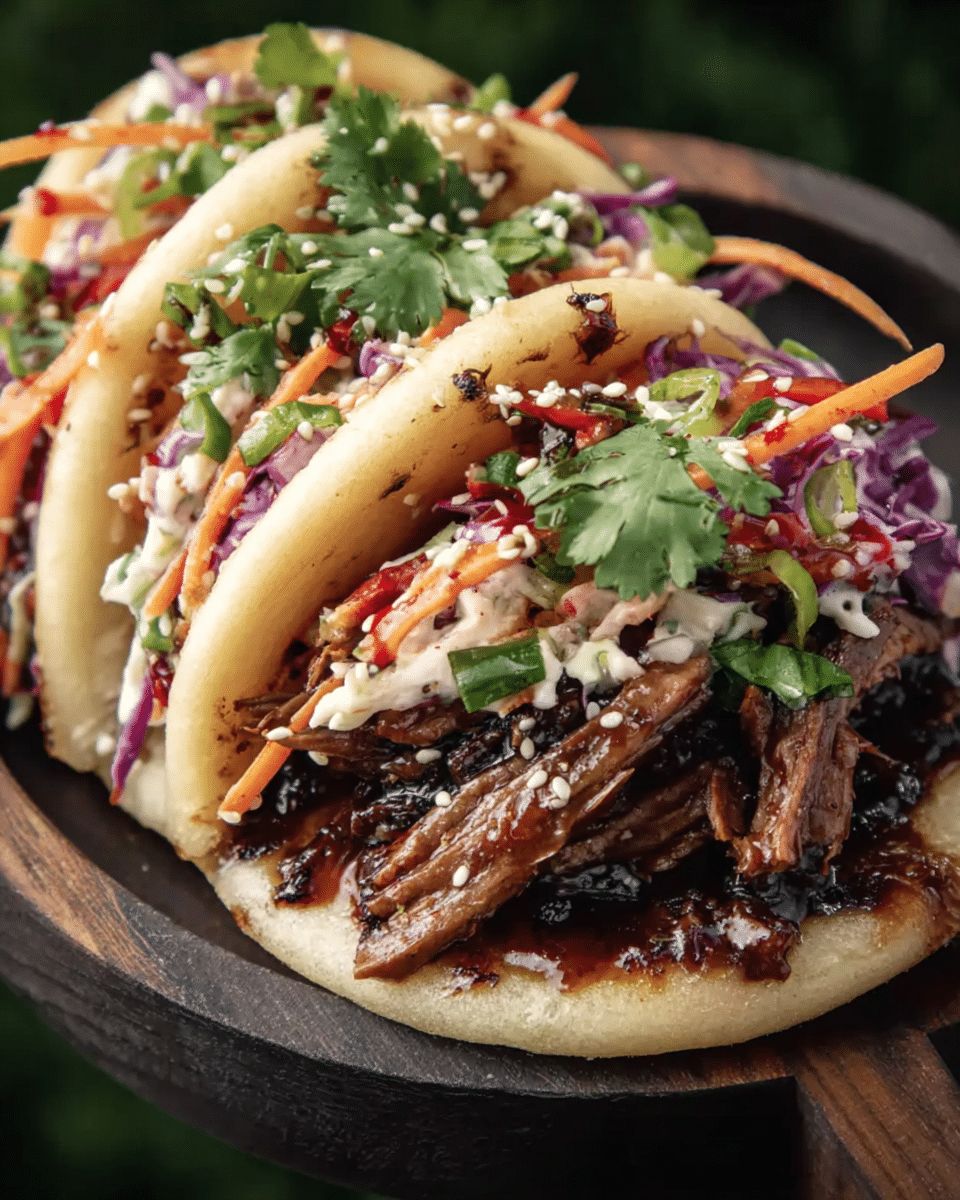 Ultimate Hoisin Beef Ribs Arepas with Zesty Korean Slaw step 4