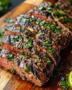 Ultimate Juicy Grilled Marinated Flank Steak Recipe | Cook with Feast 1