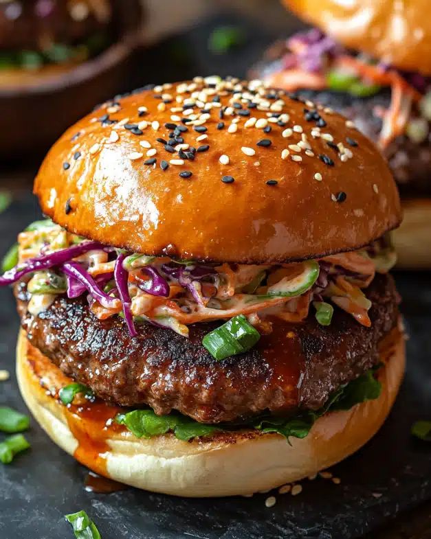 Ultimate Korean Beef Burgers: The Best Kimchi Slaw & Chili Mayo Recipe step 3
