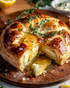 Zesty Brie en Croûte with Lemon Curd: The Most Elegant Appetizer You'll Ever Make 1