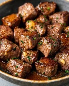 20-Minute Garlic Butter Steak Bites: The Ultimate Quick & Flavorful Dinner 1