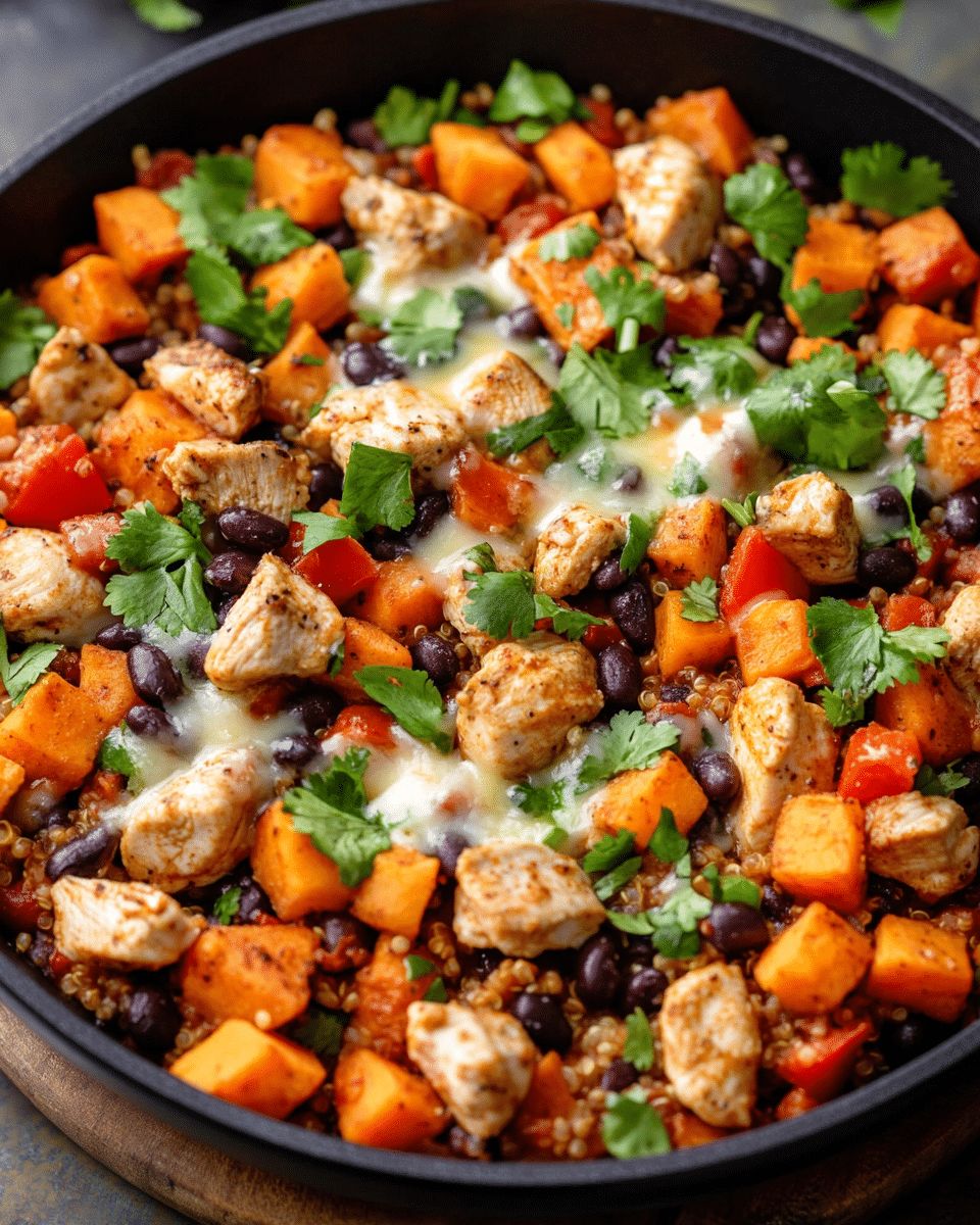 30-Minute Chicken and Sweet Potato Skillet (One-Pan Meal) step 2