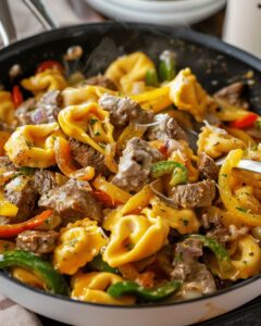 30-Minute Philly Cheesesteak Tortellini: The Ultimate Comfort Dinner 1