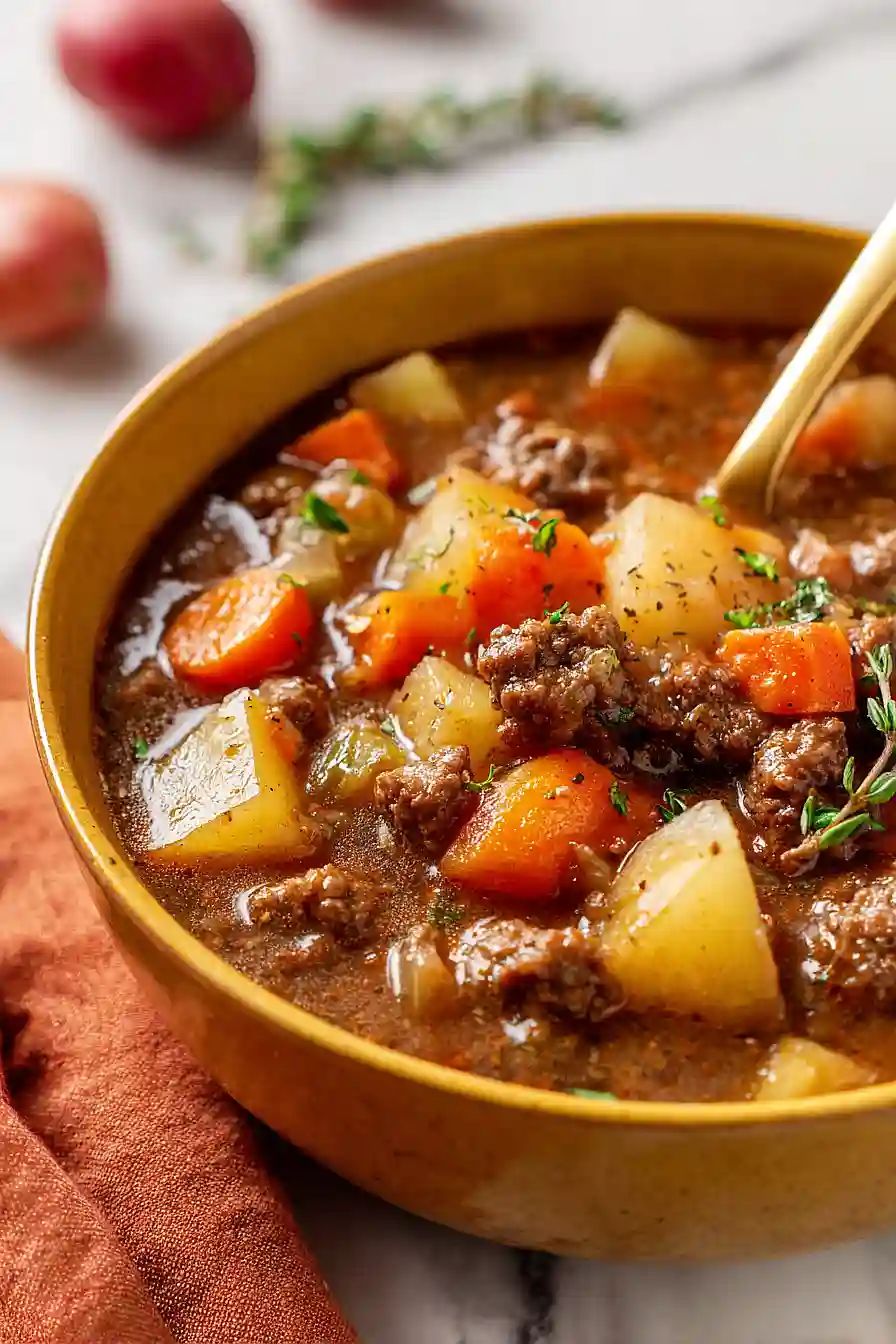 Comforting Irish Ground Beef Stew: A Quick & Hearty Weeknight Dinner step 1