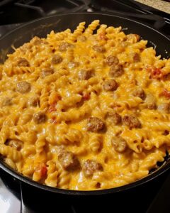 Creamy Cheddar Honey Garlic Sausage Pasta Skillet: The Ultimate 30-Minute Dinner 1