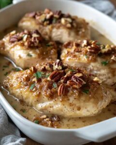 Crispy Pecan-Crusted Chicken with Rich Bourbon Cream Sauce 1