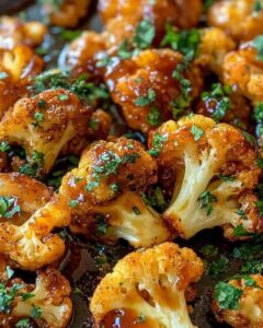 Easy Maple Sriracha Roasted Cauliflower Recipe | Sweet & Spicy Side 1
