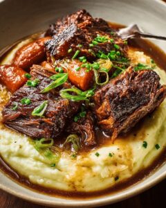 Gourmet Oven-Braised Beef Chuck with Leeks, Carrots & Herb Jus 1