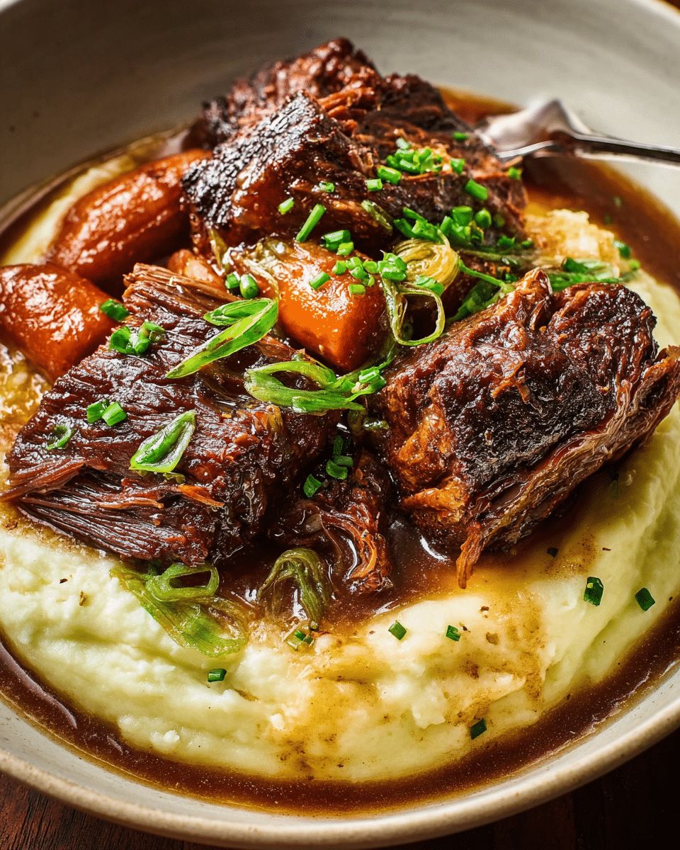 Gourmet Oven-Braised Beef Chuck with Leeks, Carrots & Herb Jus step 2