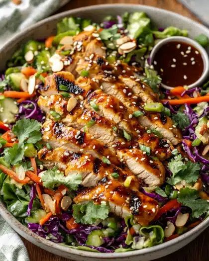 Grilled Sesame Chicken Salad: A Crunchy, Protein-Packed Healthy Meal step 2