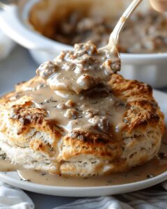 Homemade Sausage, Gravy, and Biscuit Pie: The Ultimate Southern Comfort Food 1