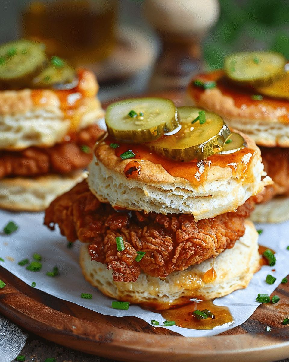Hot Honey Chicken Biscuits Recipe: The Ultimate Sweet & Spicy Comfort Food step 4