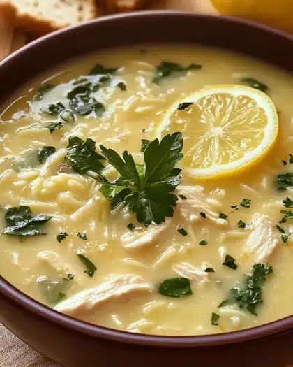 Lemon Chicken Orzo Soup with Spinach: The Ultimate Healthy Comfort Food step 3