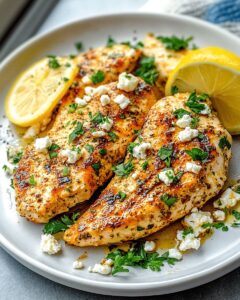 Lemon Herb Chicken Breast with Feta: The Ultimate 20-Minute Weeknight Dinner 1