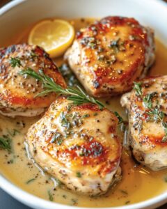 Lemon Herb Chicken with Creamy Lemon Sauce Recipe | Cook with Feast 1