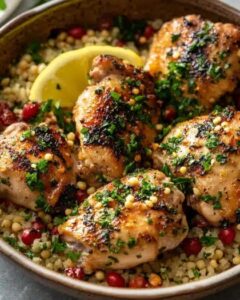 Lemon Za’atar Chicken Thighs: The Ultimate Juicy Mediterranean Dinner 1