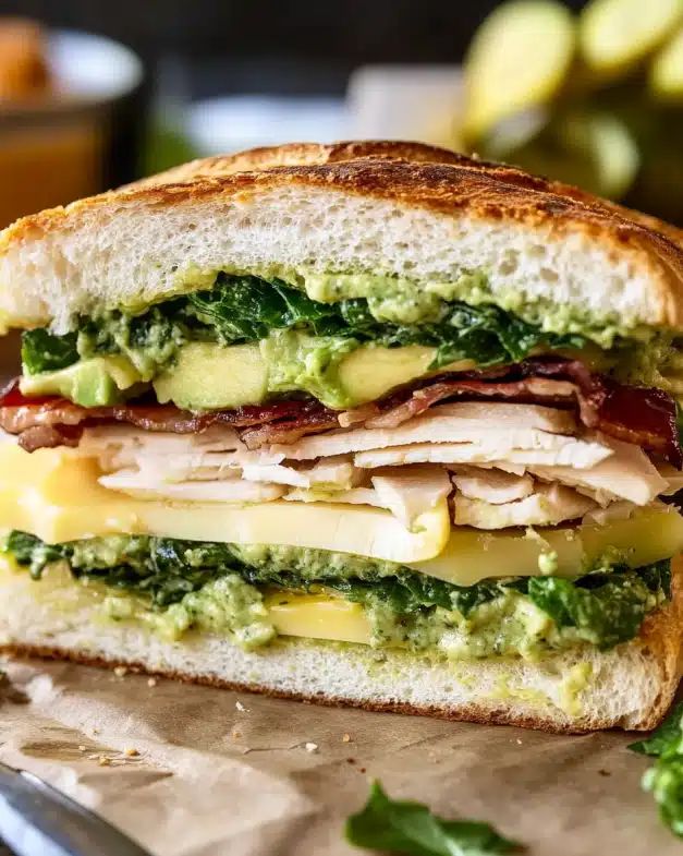 Loaded Pesto Caesar Turkey Sandwiches: The Ultimate 20-Minute Deli Hack step 3