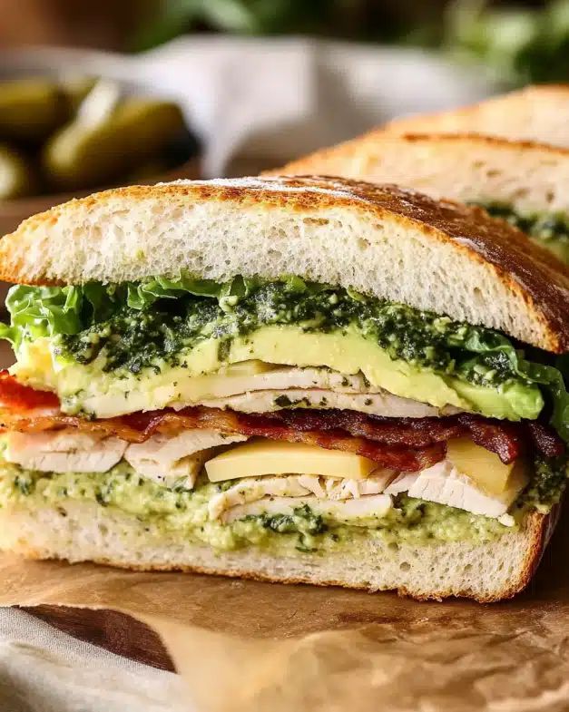 Loaded Pesto Caesar Turkey Sandwiches: The Ultimate 20-Minute Deli Hack step 4