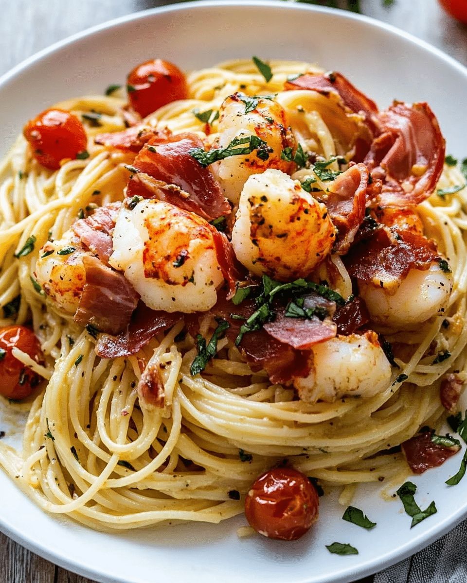 Lobster and Prosciutto Pasta with Tomato Basil Sauce: A Luxurious 45-Minute Feast step 4