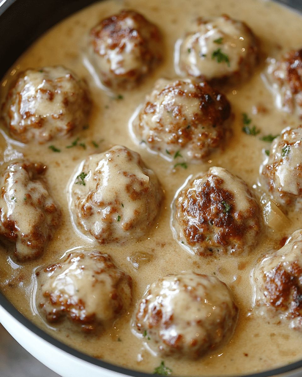 Meatballs with Creamy Dijon Gravy: The Ultimate Gourmet Comfort Food step 3