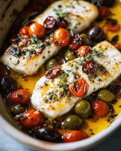 Mediterranean Baked Haddock with Garlic and Thyme | Easy Healthy Recipe 1