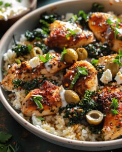 Mediterranean Chicken and Kale Bowl: The Ultimate 40-Minute Healthy Dinner 1