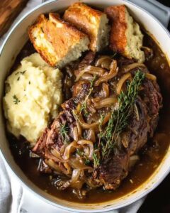 Melt-in-Your-Mouth French Onion Pot Roast (No Wine) 1