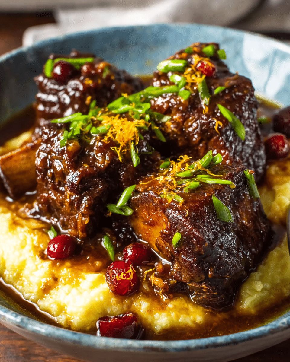Orange-Cranberry Braised Beef Short Ribs: The Ultimate Holiday Showstopper step 5